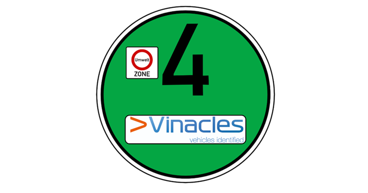 Milieusticker Duitsland